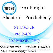 الشحن البحري ميناء شانتو الشحن إلى بونديشيري